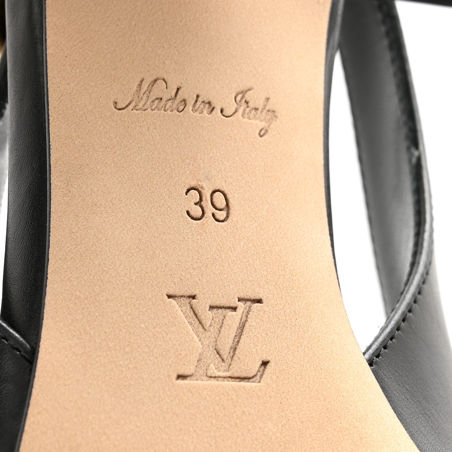 Calfskin Sparkle Slingback Pumps 39 Black