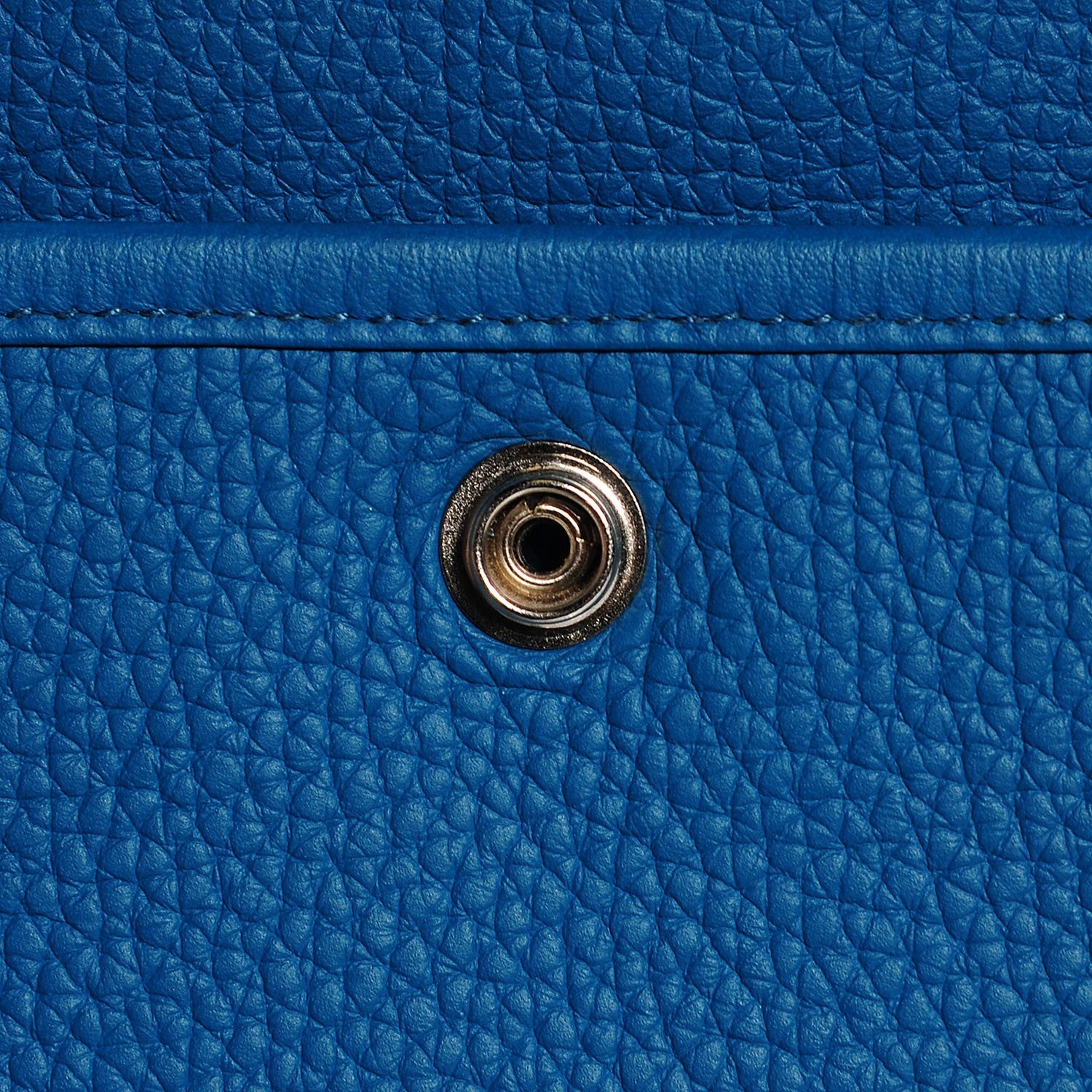 Hermes Taurillon Clemence Evelyne III GM Bleu Izmir 16 of 16