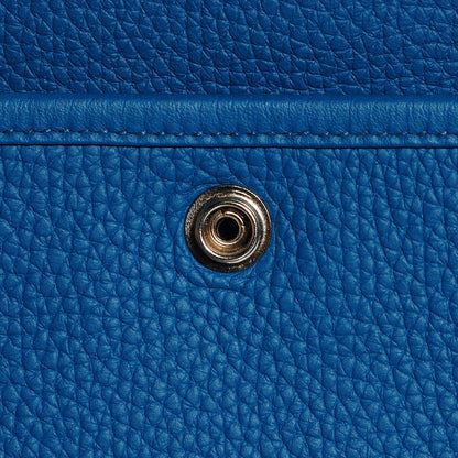 Hermes Taurillon Clemence Evelyne III GM Bleu Izmir 16 of 16