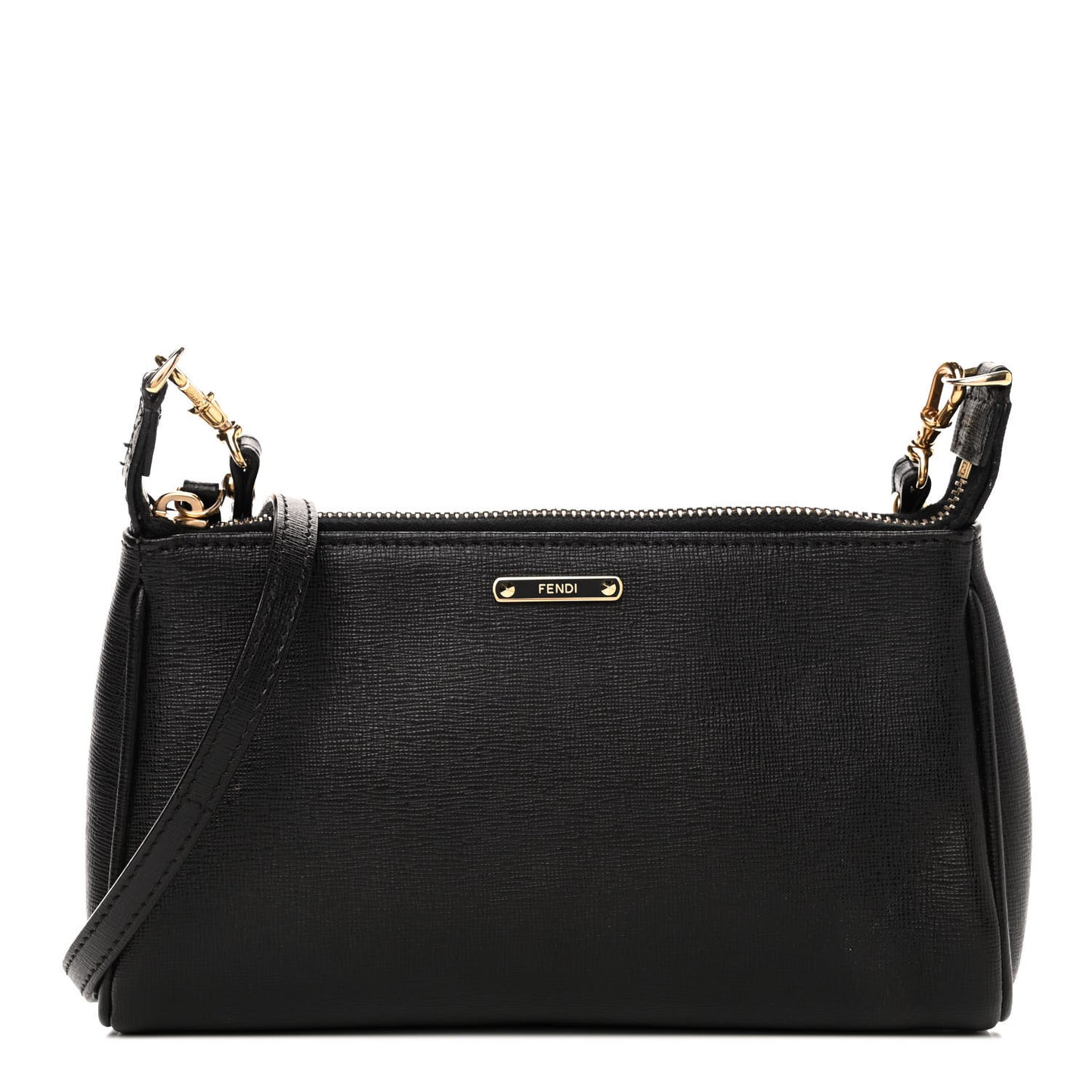 Vitello Elite Mini Pouch Crossbody Black