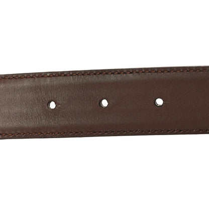Gucci Monogram Square Interlocking G Belt 90 36 Brown 4 of 5