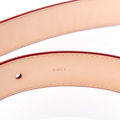 Louis Vuitton Vernis Ceinture 30mm Belt 90 36 Rouge 4 of 9