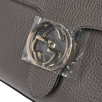 Gucci Dollar Calfskin Interlocking G Top Handle Shoulder Bag Loess 12 of 12