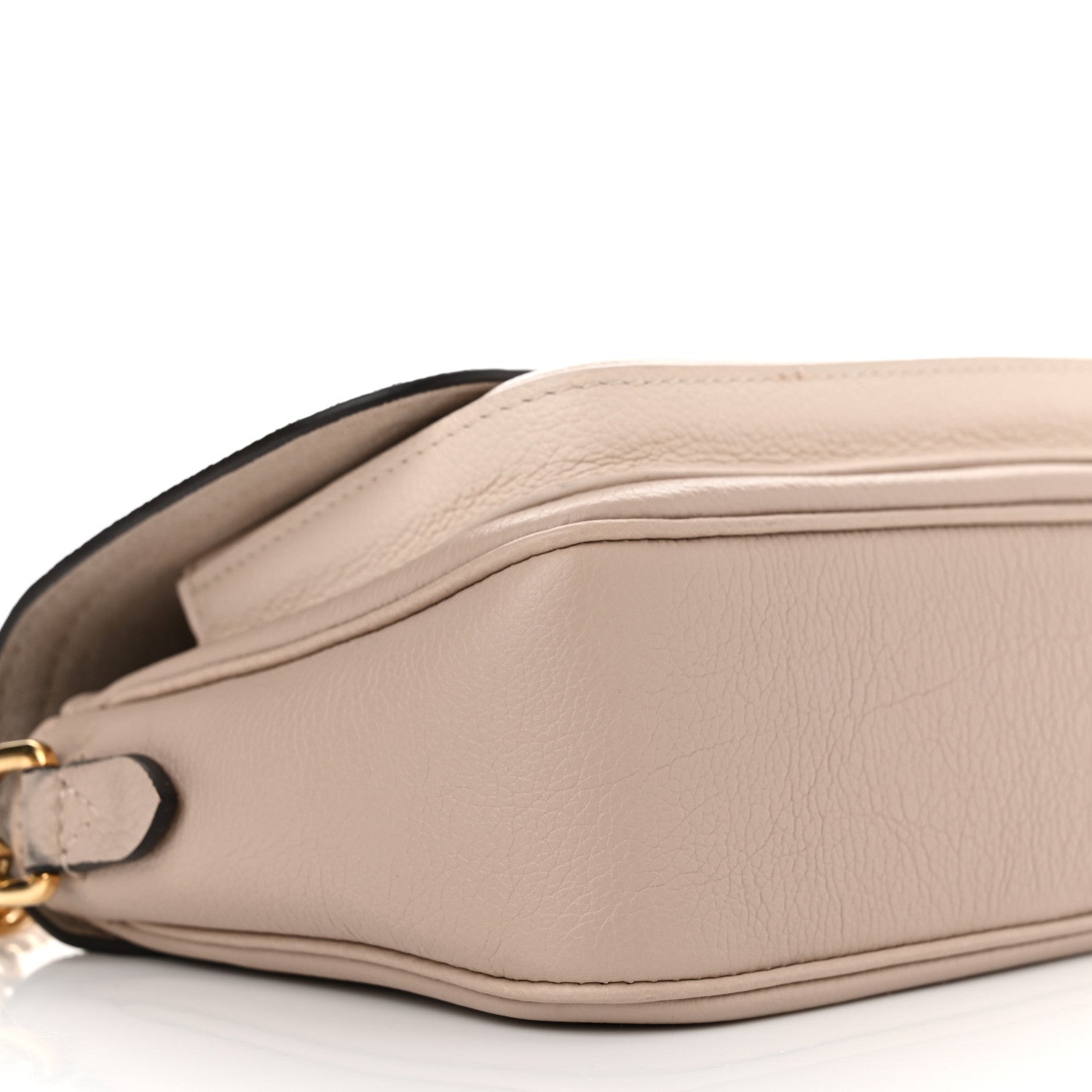 Louis Vuitton Grained Calfskin Lockme Tender Greige 8 of 12