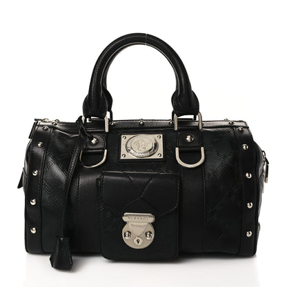 Versace Nappa Quilted Icon Bowler Black 1 of 8