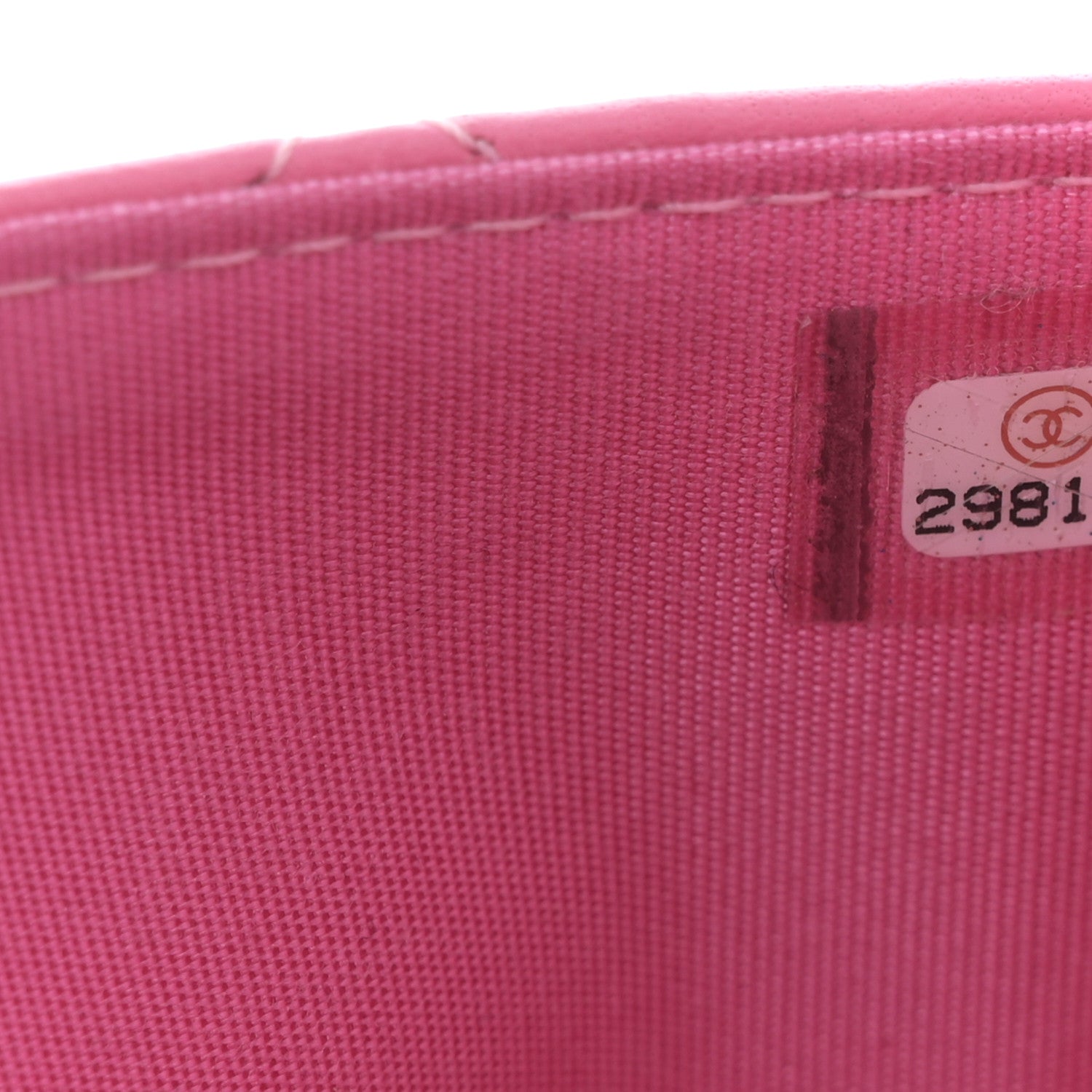 Chanel Lambskin Quilted CC Pearl Crush Wallet on Chain WOC Pink 6 of 12
