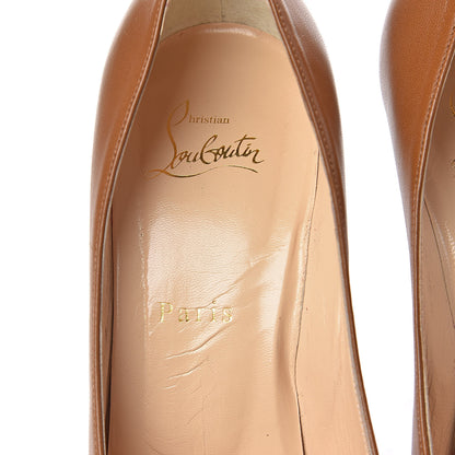Christian Louboutin Shiny Nappa Decoltish 100 Pumps 40 Safari 7 of 17
