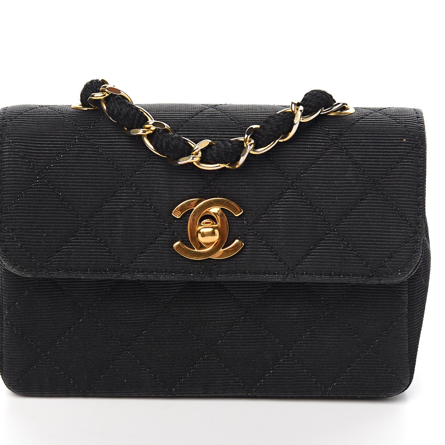 Chanel Jersey Quilted Mini Square Flap Black 11 of 11