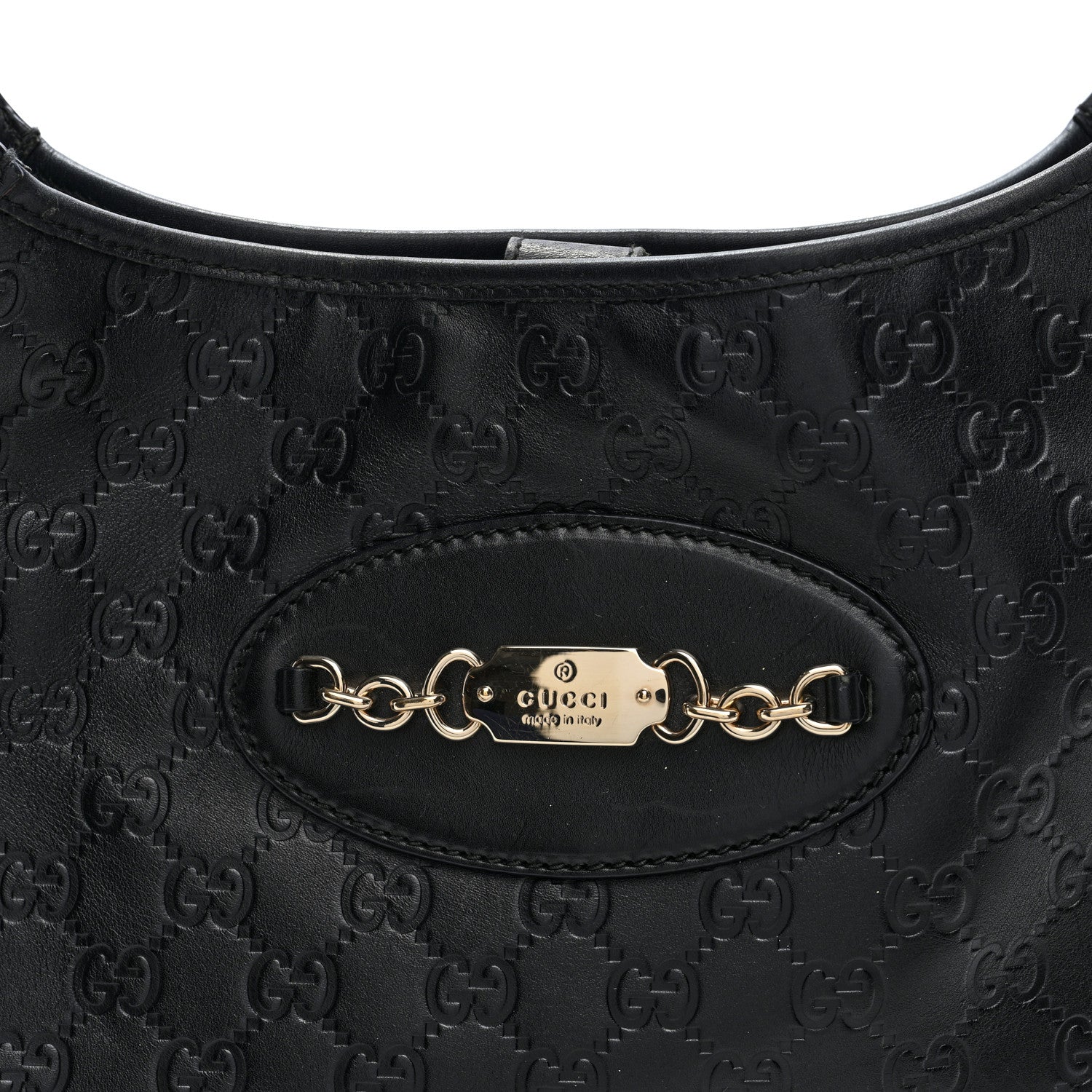 Gucci Guccissima Punch Hobo Black 8 of 10