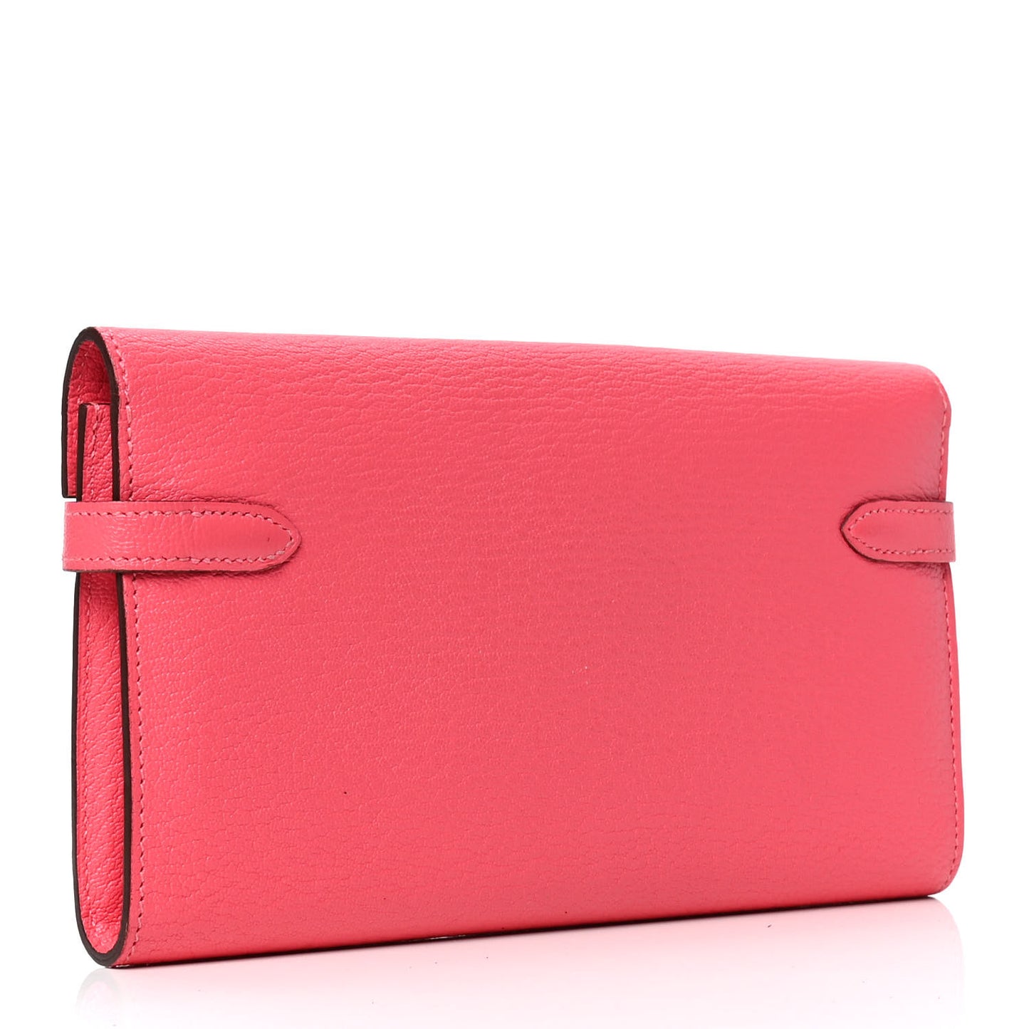 Chevre Mysore Kelly Longue Wallet Rose Lipstick