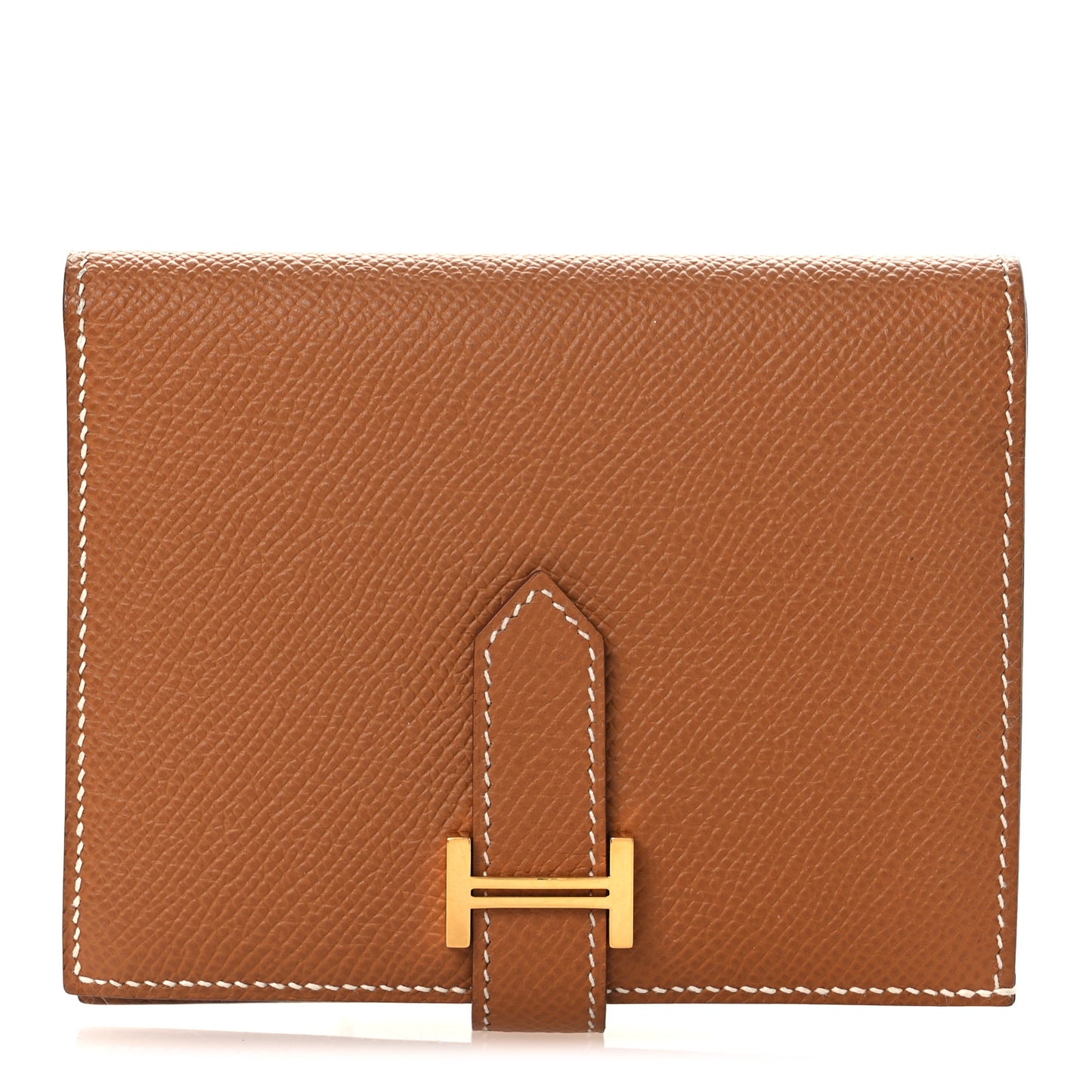 Epsom Bearn Compact Wallet Gold