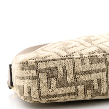 Fendi Chenille Vitello King Plexiglass FF O'Lock Swing Tortora Nuvola 9 of 12