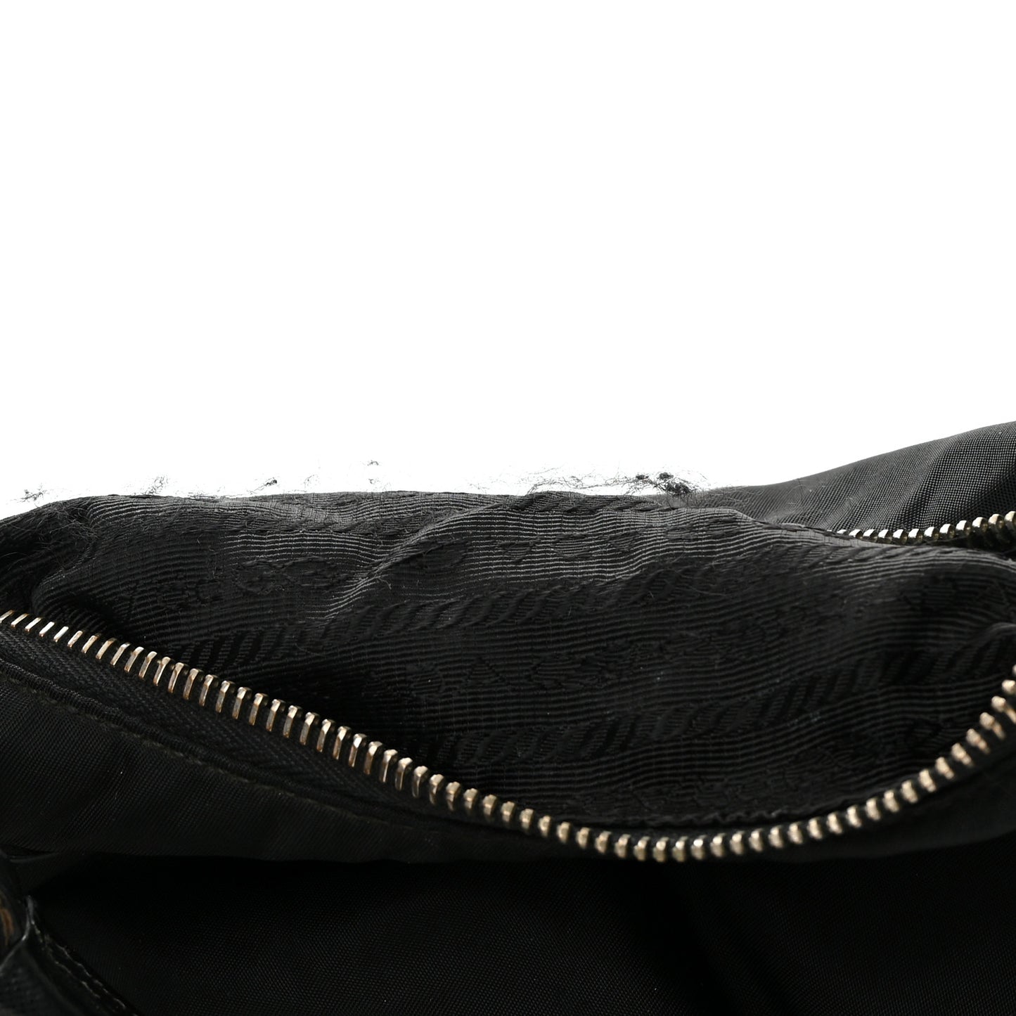 Tessuto Nylon Saffiano Sacca Shoulder Bag Black