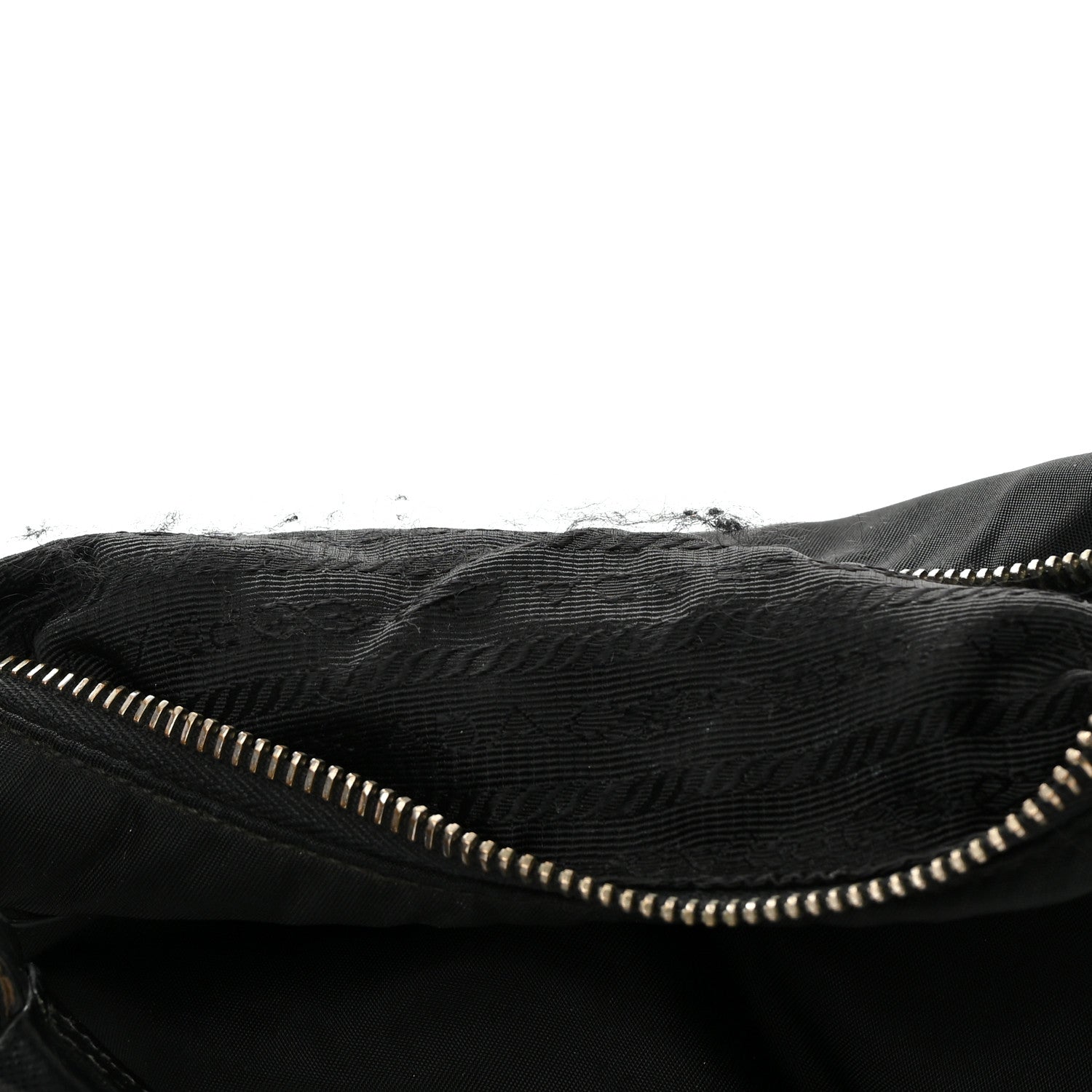 Prada Tessuto Nylon Saffiano Sacca Shoulder Bag Black 12 of 19