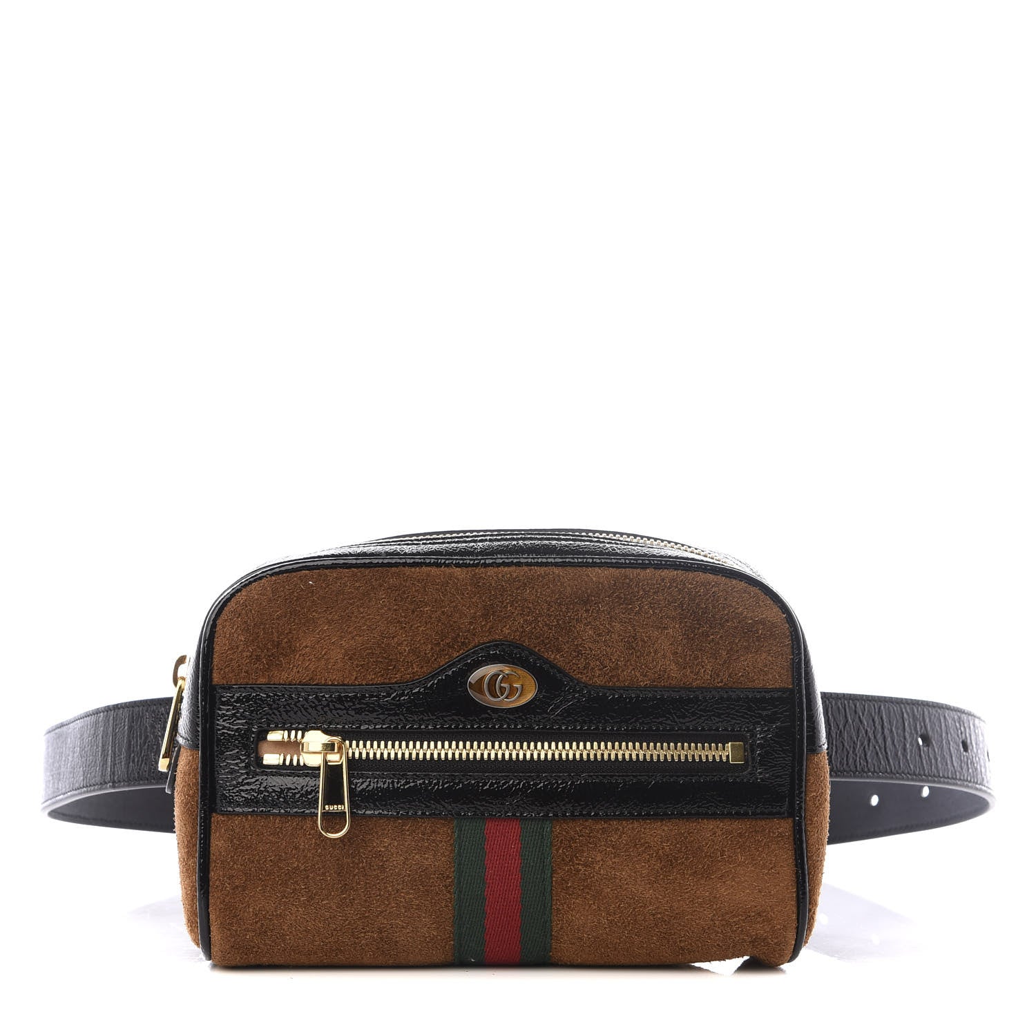 Gucci Suede Small Ophidia Belt Bag 95 38 Brown 1 of 8