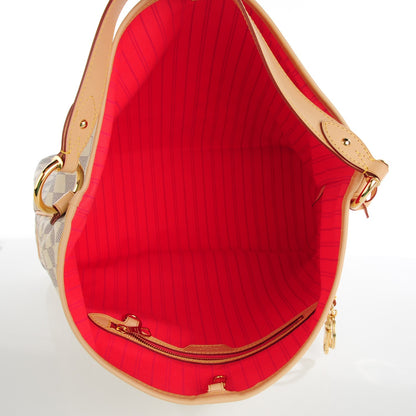 Louis Vuitton Damier Azur Delightful MM Pink 5 of 8