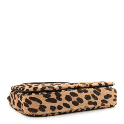 Christian Dior Pony Hair Leopard Print Malice Shoulder Bag 4 of 10