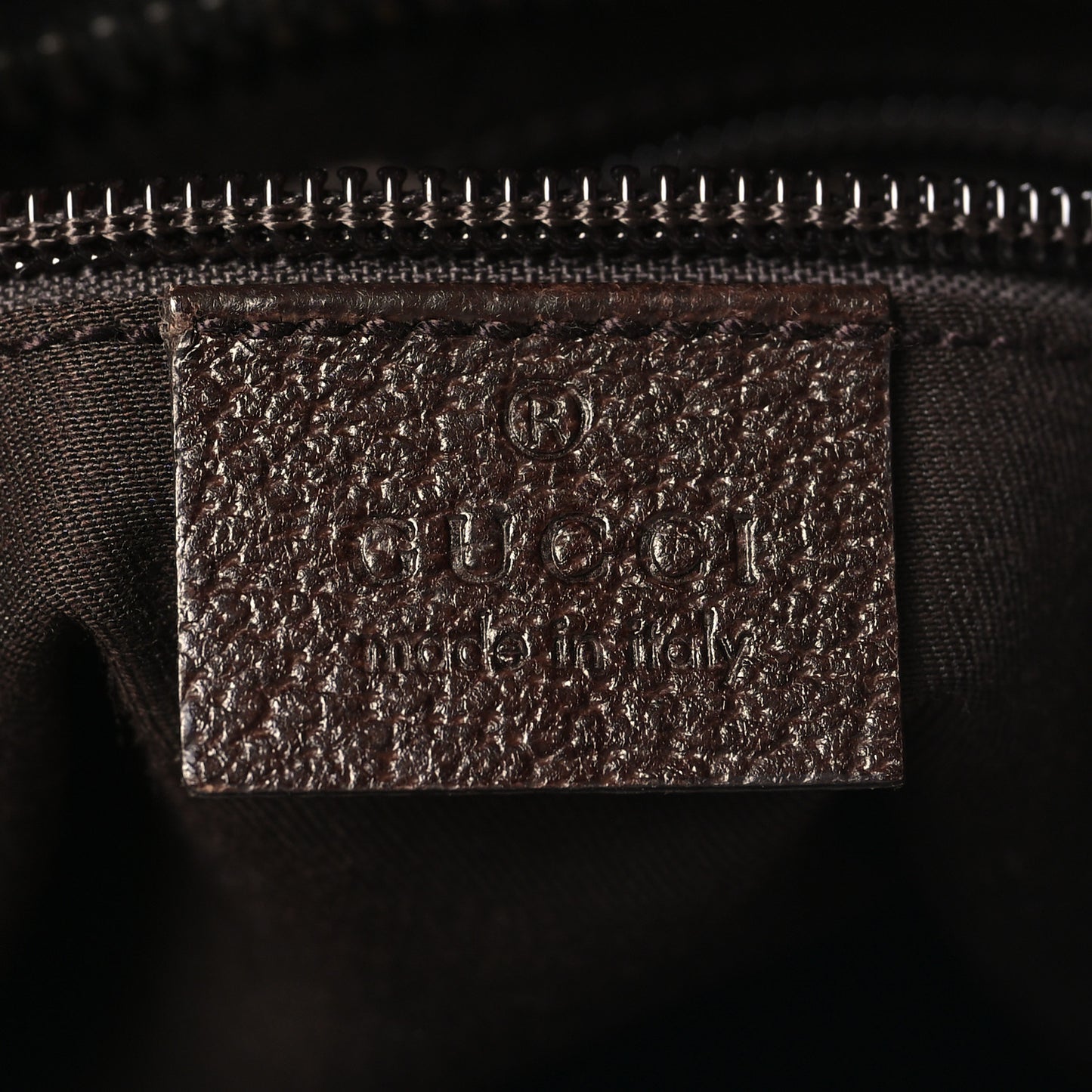 Monogram Flat Messenger Bag Dark Brown