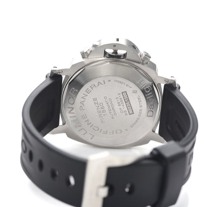 Panerai Stainless Steel Rubber 44mm Luminor Daylight Chronograph Automatic Watch Black PAM00356 4 of 6