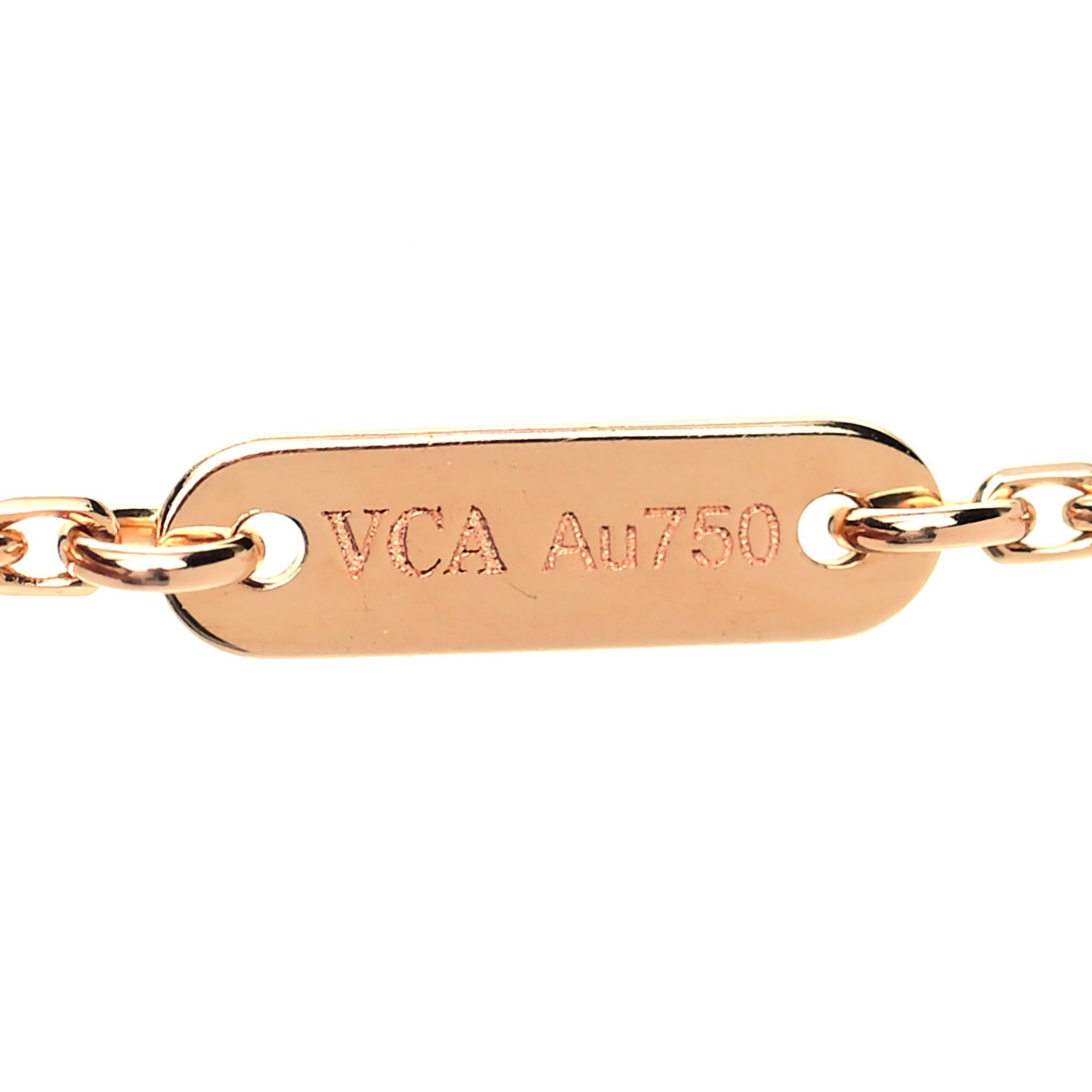 Van Cleef & Arpels 18K Rose Gold Sweet Alhambra Pendant Necklace 5 of 6