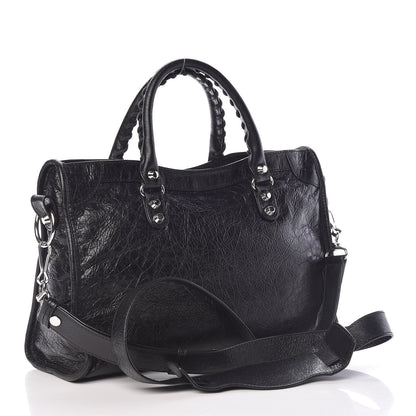 Balenciaga Agneau Classic Silver Hardware S City Black 3 of 10