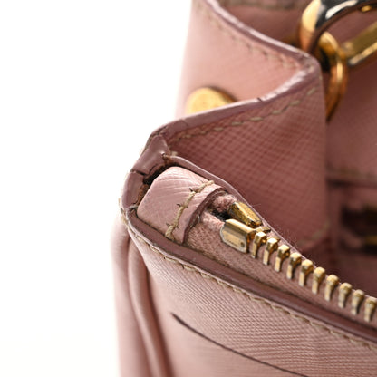 Prada Saffiano Small Galleria Double Zip Tote Orchidea 12 of 14