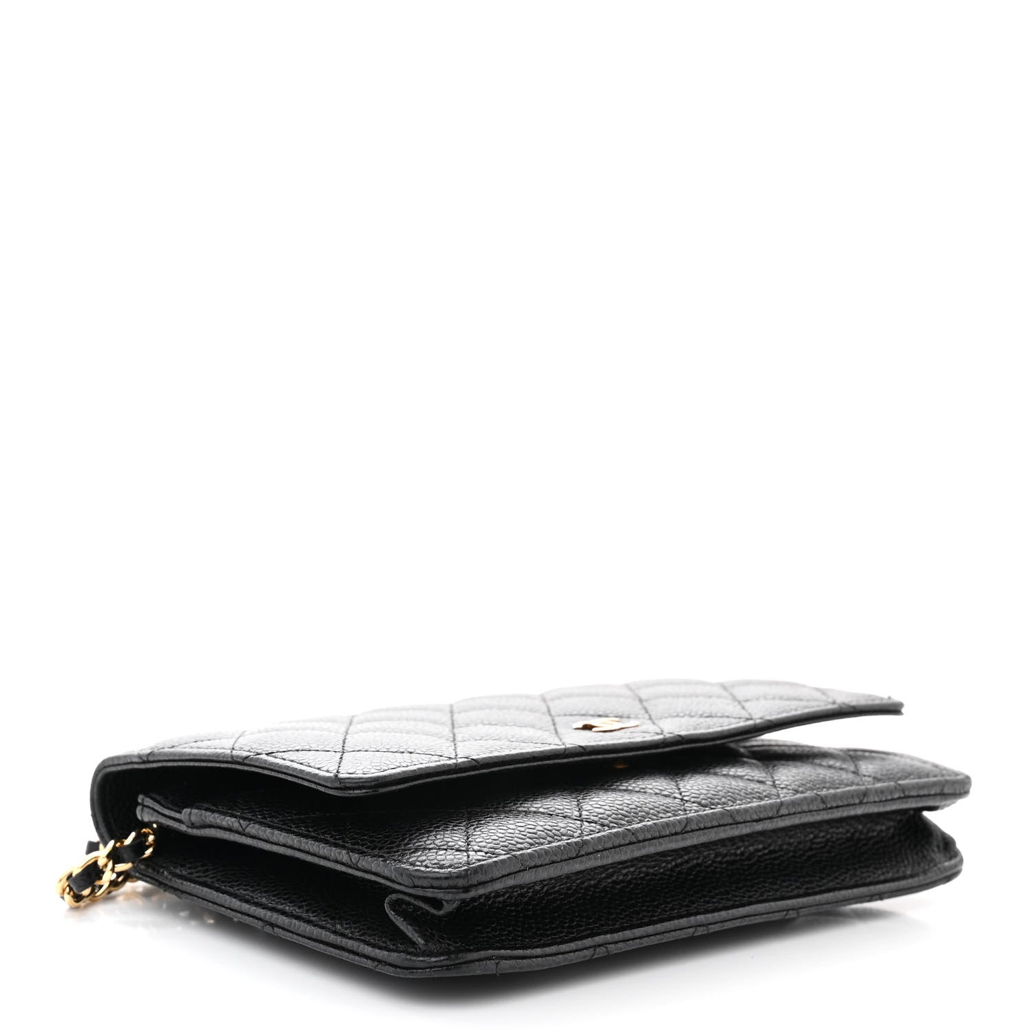 Chanel Caviar Quilted Wallet on Chain WOC Black 4 of 12