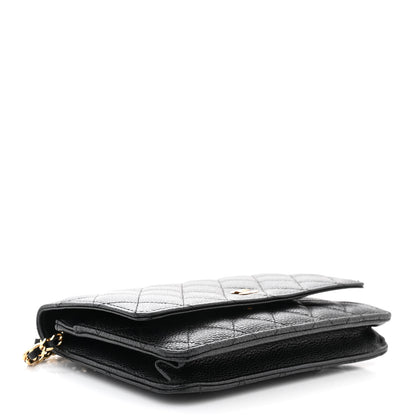 Chanel Caviar Quilted Wallet on Chain WOC Black 4 of 12