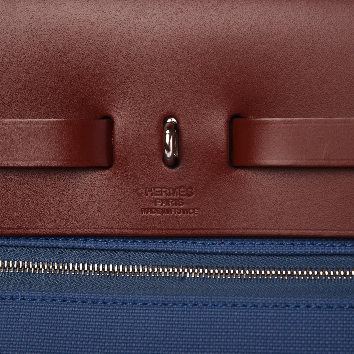 Toile Vache Hunter Herbag Zip 39 MM Bleu Orage Rouge H