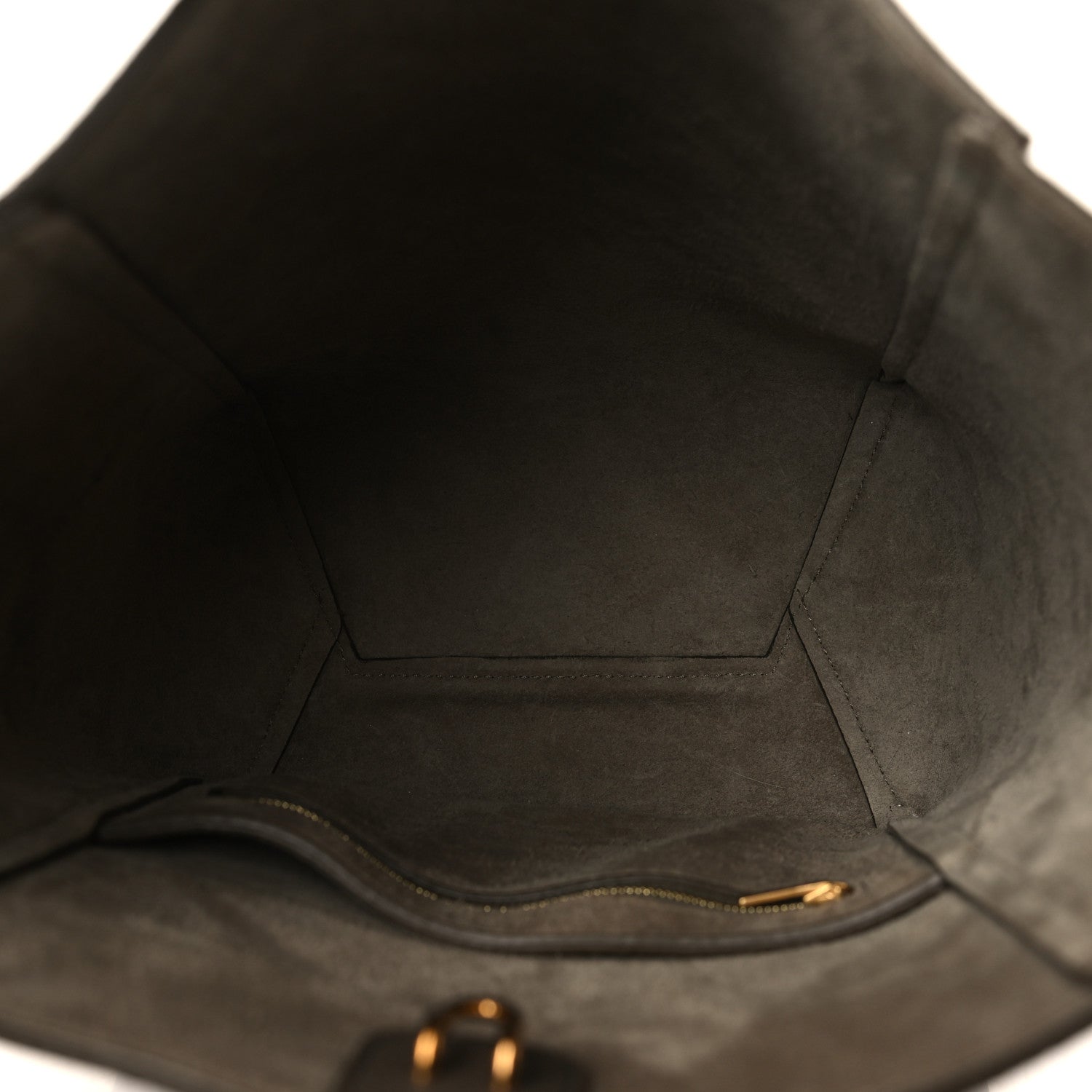 Celine Soft Grained Calfskin Small Sangle Bucket Bag Taupe 5 of 9
