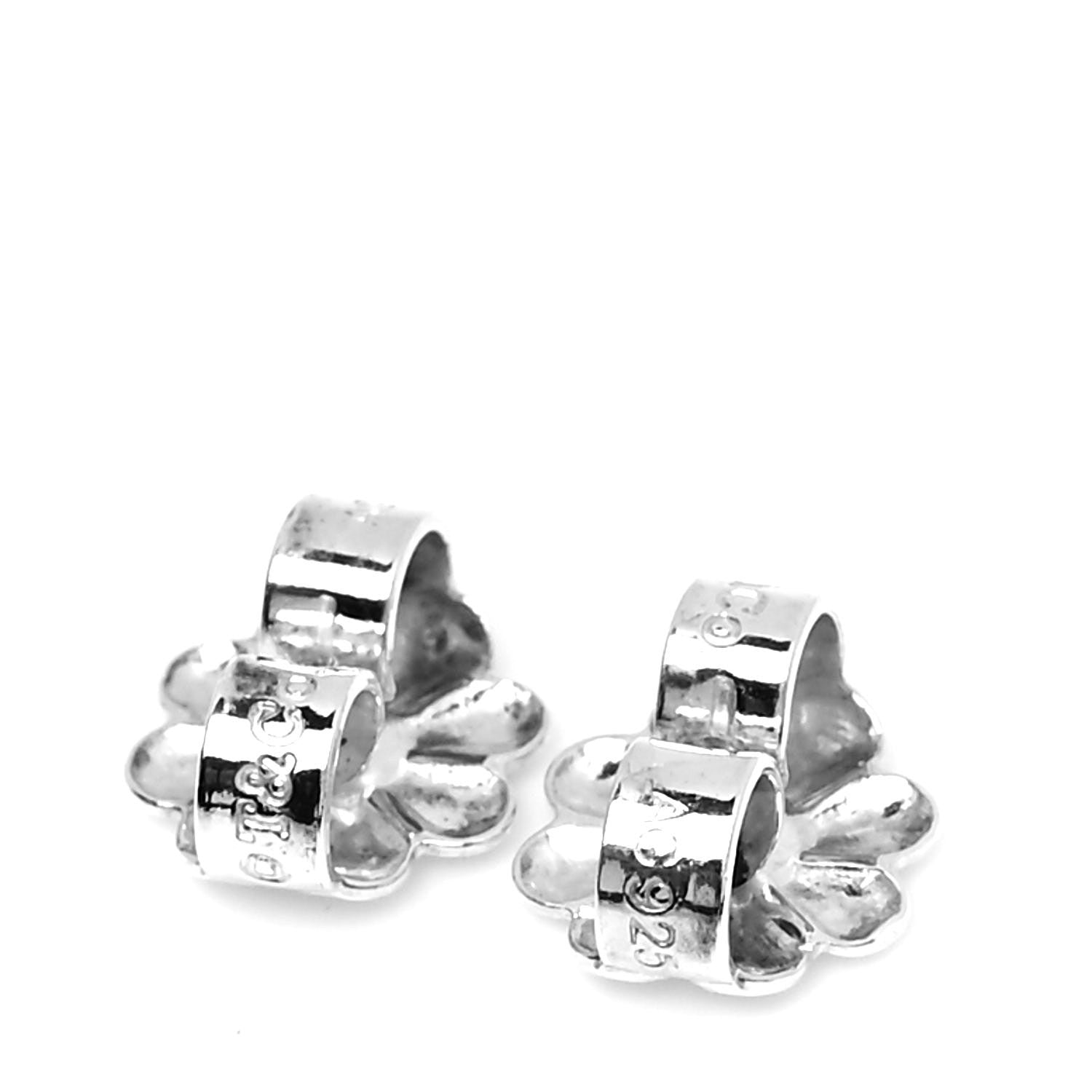 Tiffany Sterling Silver Pearl Ziegfeld Drop Earrings 4 of 5