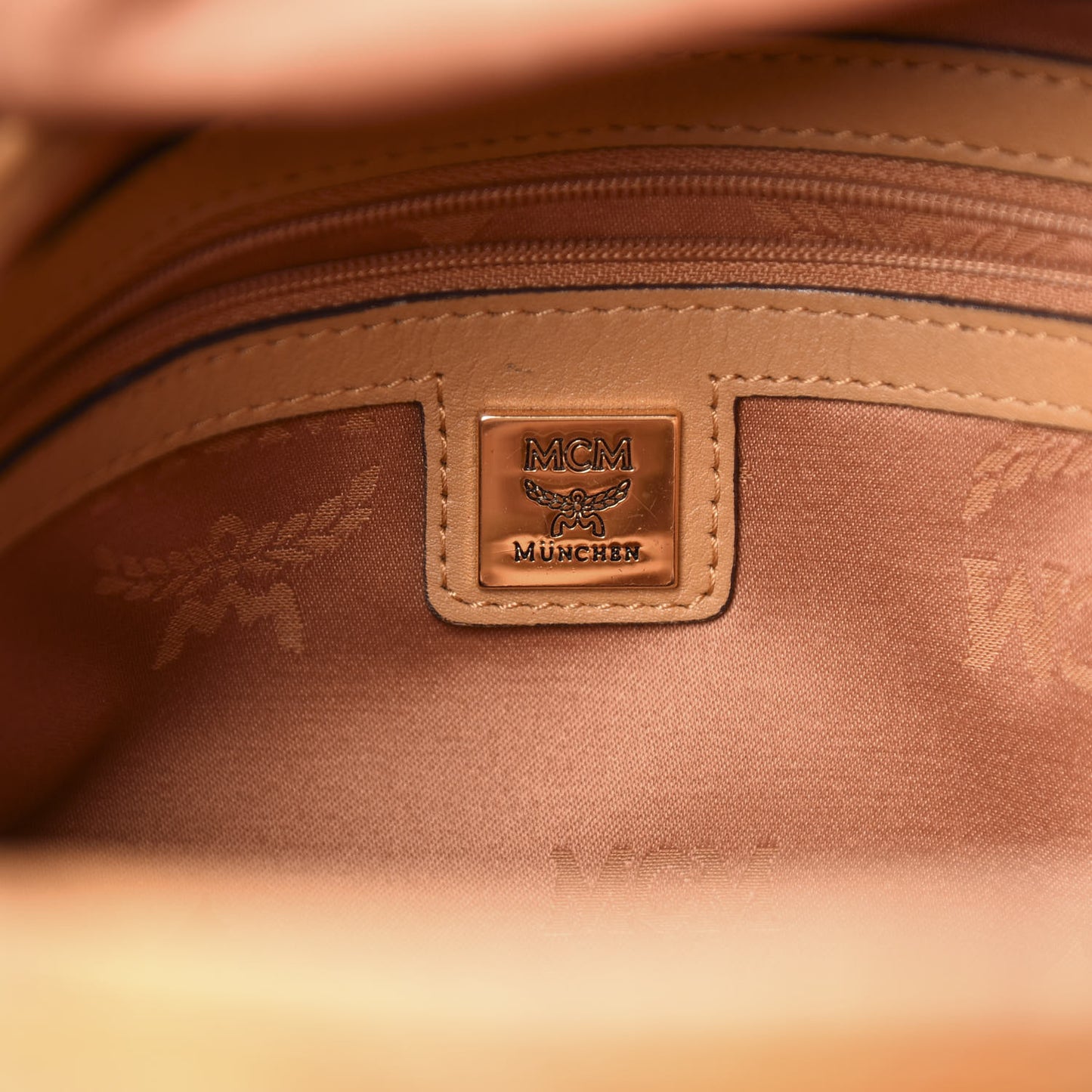 Visetos Monogram Large Backpack Cognac