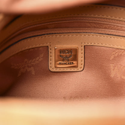 MCM Visetos Monogram Large Backpack Cognac 5 of 10