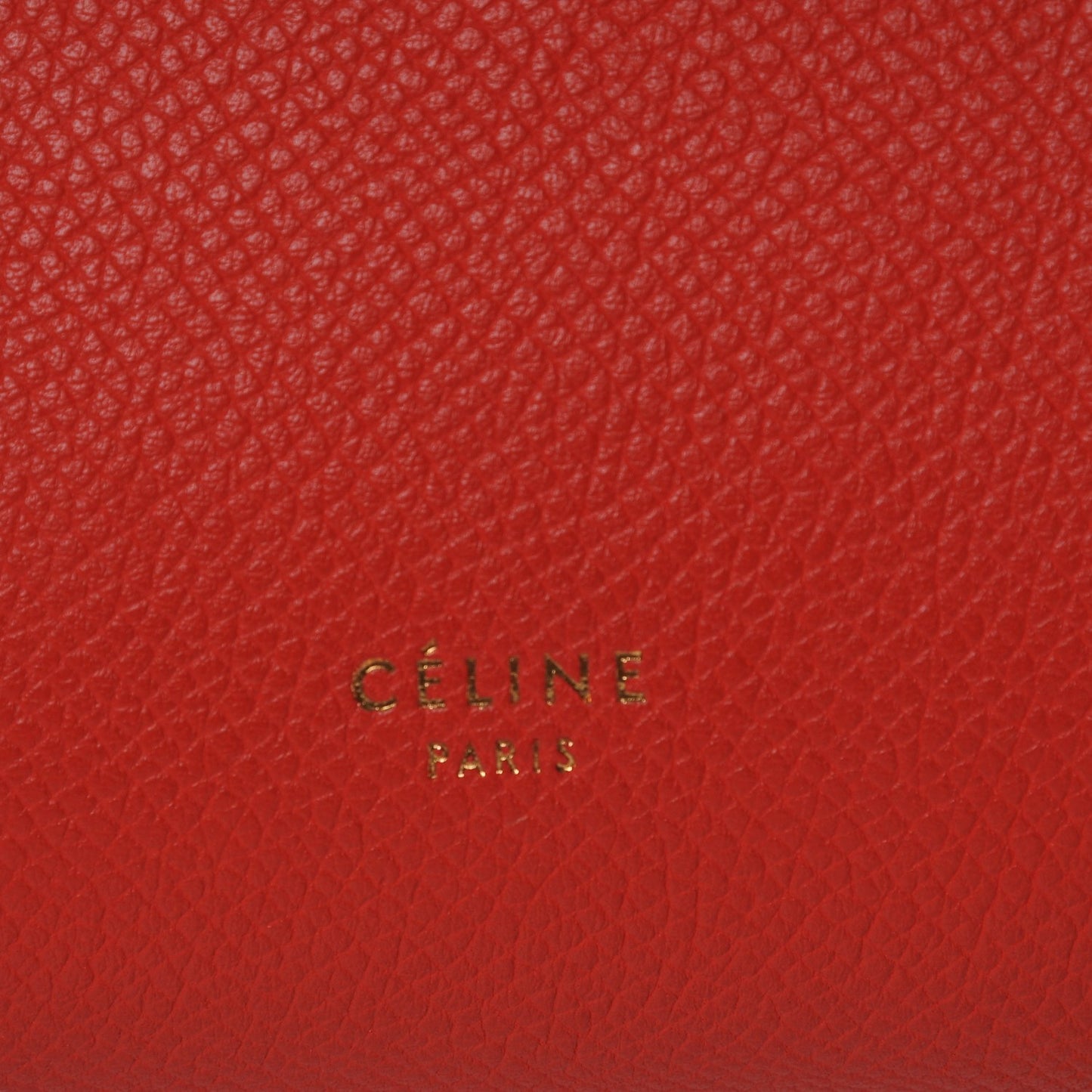 Baby Grained Calfskin Micro Belt Bag Poppy