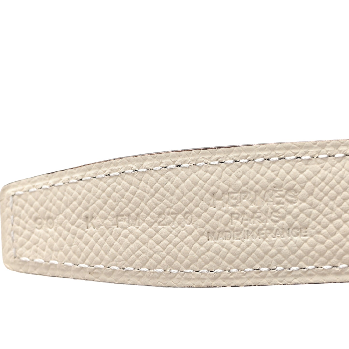 Epsom Swift 24mm Mini Constance H Belt 90 36 Craie Black