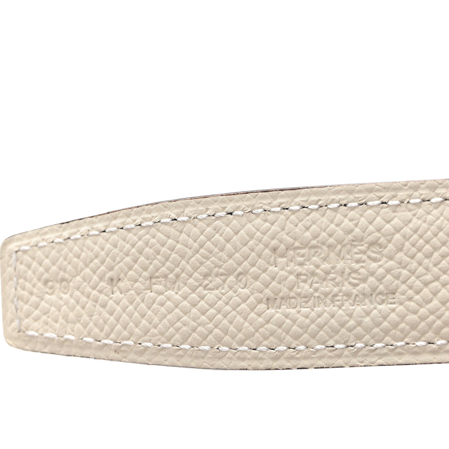 Hermes Epsom Swift 24mm Mini Constance H Belt 90 36 Craie Black 3 of 5