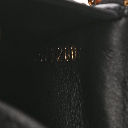 Louis Vuitton Calfskin New Wave Compact Wallet Black 7 of 7