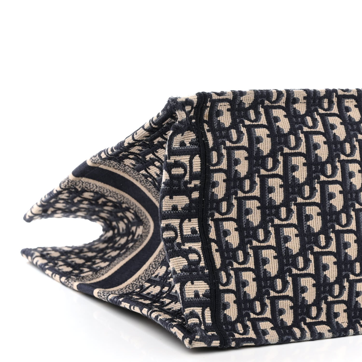 Christian Dior X THEBE MAGUGU Oblique Large Book Tote Blue Multicolor 9 of 11