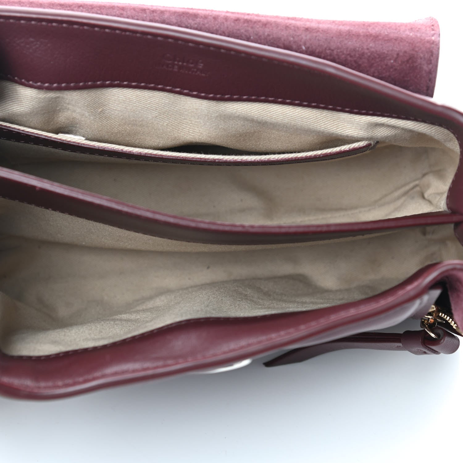 Chloe Calfskin Quilted Mini Faye Day Shoulder Bag Burnt Brown 5 of 10