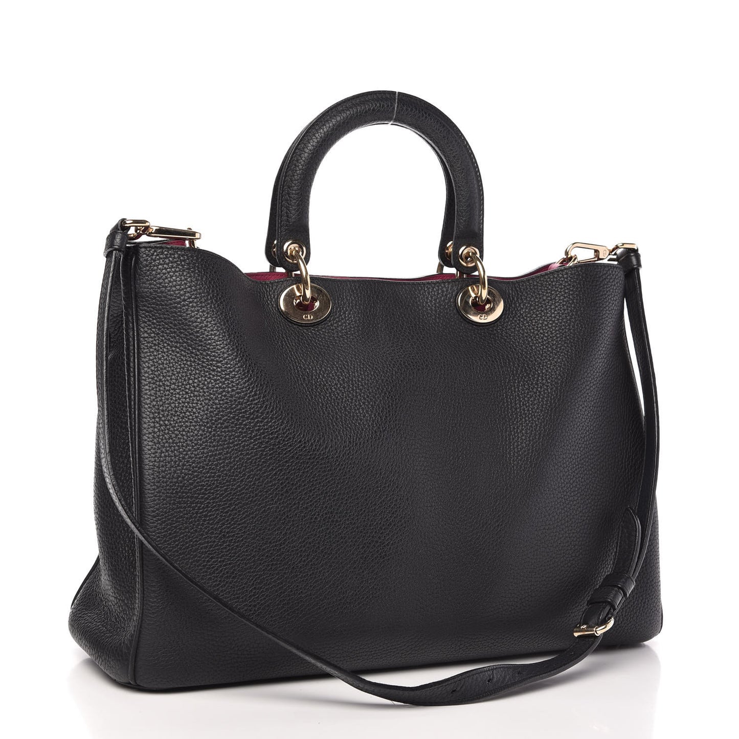 Bullcalf Medium Diorissimo Tote Black Rose Indien