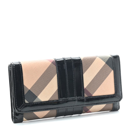Burberry Supernova Check Constance Continental Wallet Black 3 of 9