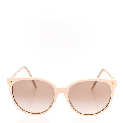 Louis Vuitton Monogram Acetate LV First Round Sunglasses Z1710W White 3 of 7