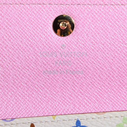 Louis Vuitton Monogram Multicolor Multicles 4 Key Holder White Litchi 6 of 7