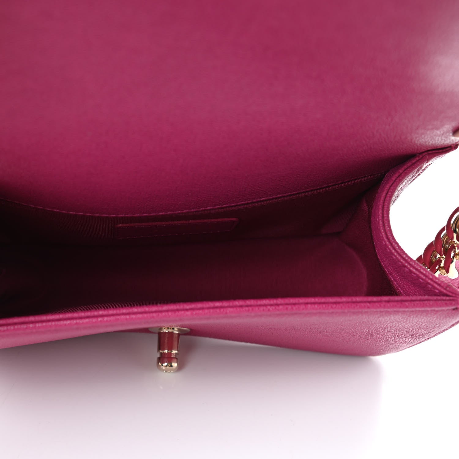 Chanel Caviar Quilted Small Boy Flap Fuchsia 5 of 9