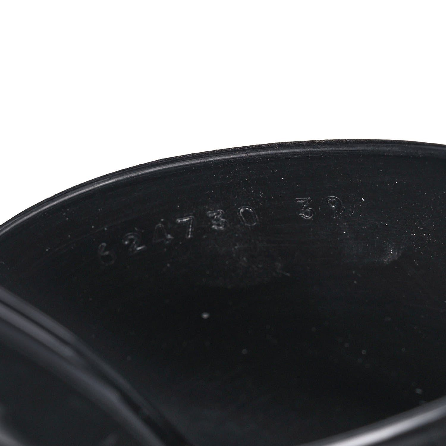 Gucci Rubber Gucci Logo Womens Platform 20/60mm Slide Sandals 39 Black 8 of 8