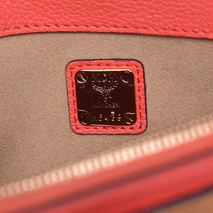 MCM Visetos Millie Crossbody Bag Cognac Marigold Orange 6 of 9