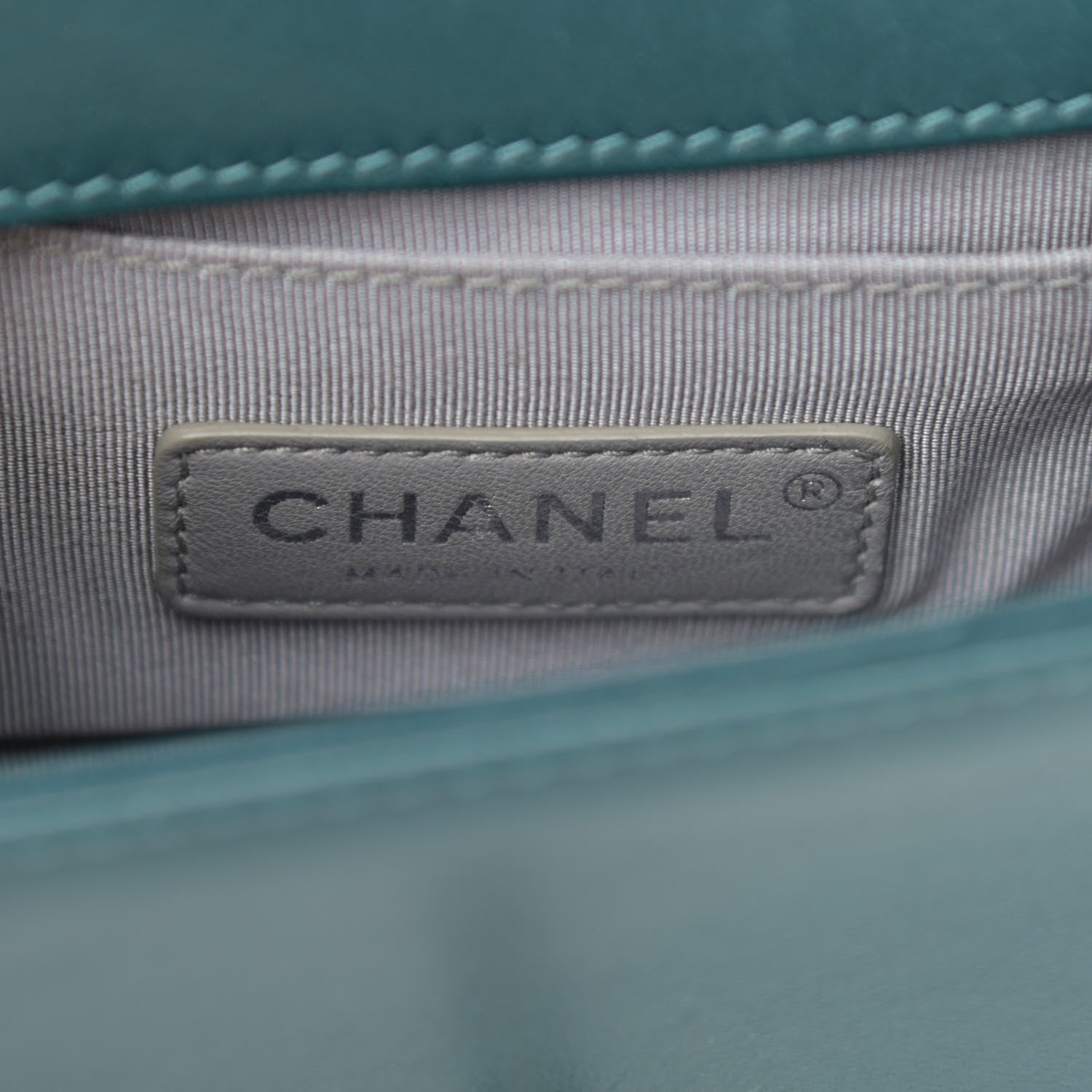 Chanel Velvet Quilted Mini Boy Flap Turquoise 6 of 13