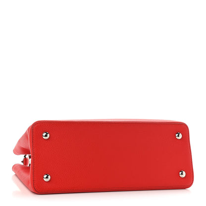 Louis Vuitton Taurillon Capucines MM Coquelicot 3 of 10
