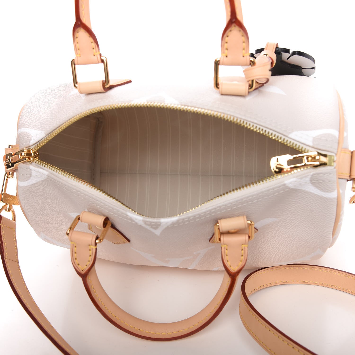 Louis Vuitton Monogram Giant By The Pool Speedy Bandouliere 25 Brume 5 of 11