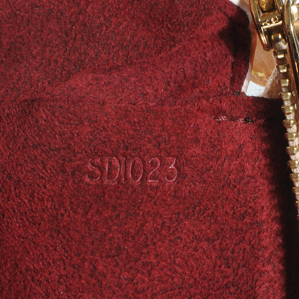 Monogram Multicolor Pochette Accessories White
